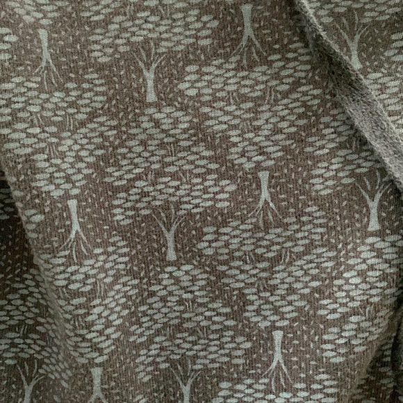 Navy Patterned Hoodie - Picture 4 of 4